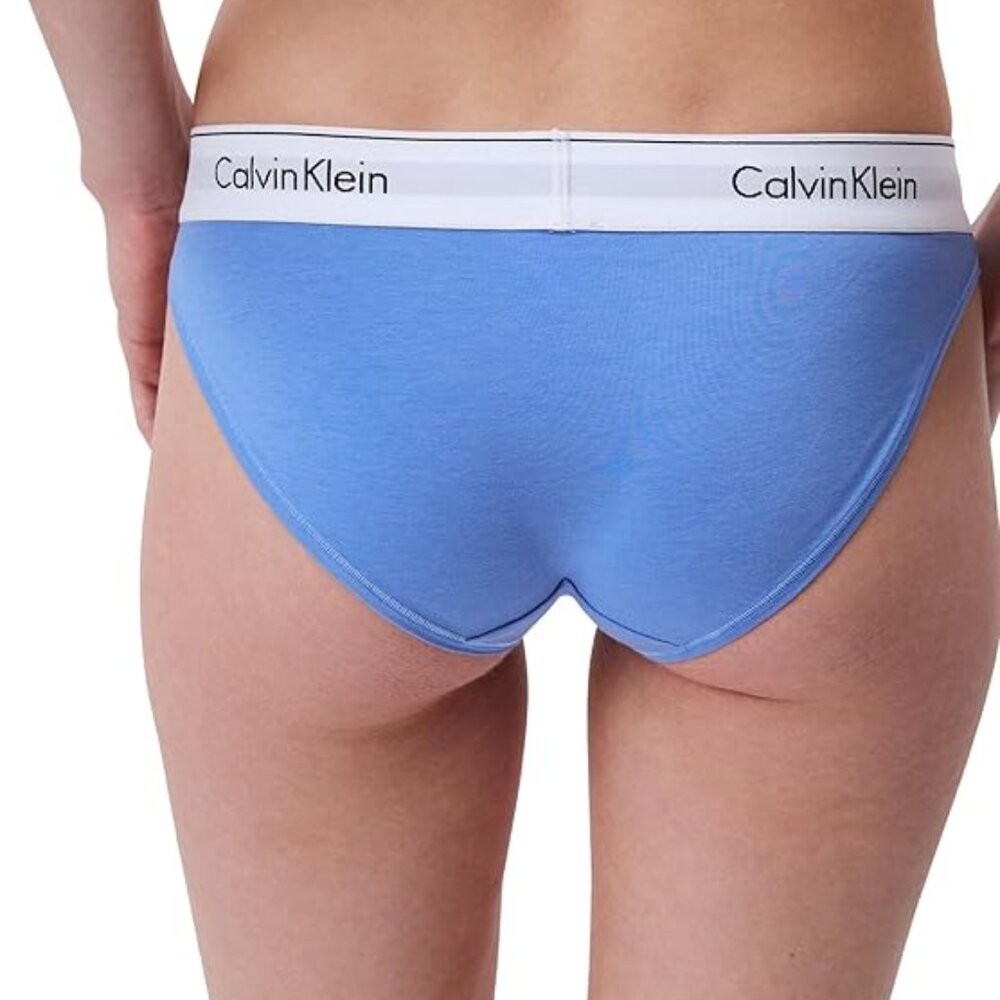 Calvin Klein Modern Cotton Stretch Bikini Panty Women's Underwear Glacier M F378 - Picture 2 of 4
